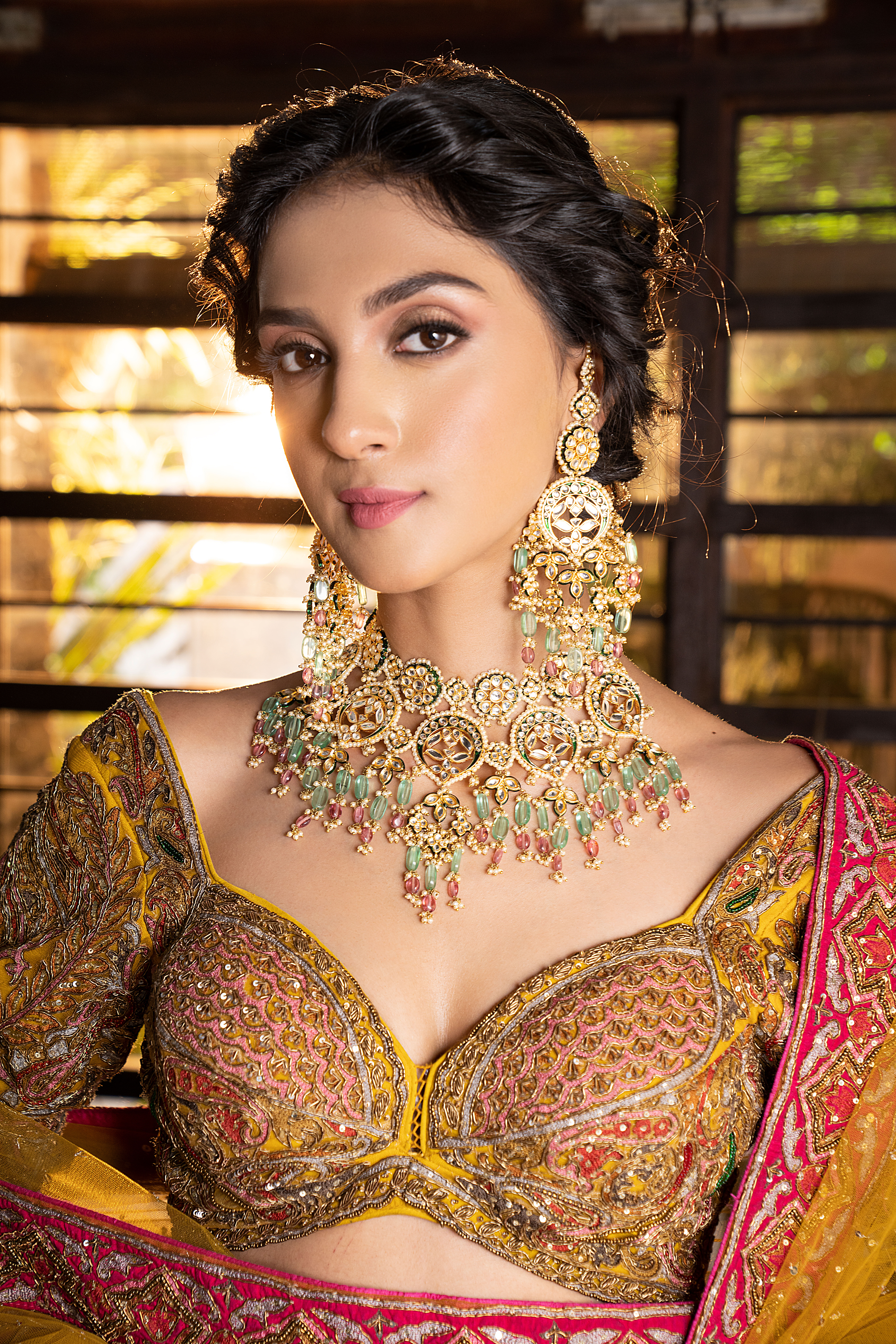 Drop Earrings Stone Earrings Gold Plated Earrings With Jhumka Hangings –  Lady India